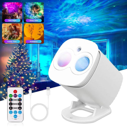 Smart Nebula Galaxy Projector Starry LED Lamp Night Light for Ceiling Wall