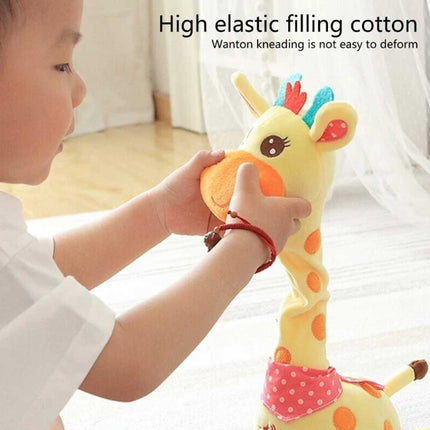 Favorite Dancing Giraffe Plush Singing Animal Plush Doll for Holiday Gift
