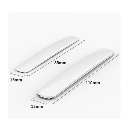 4Pcs Black Car Door Edge Guard Anti-Scratch Trim Protector Sticker