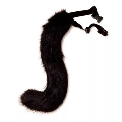 Furry Cat Fox Cosplay Mask Set Christmas Party Costume Tail Paws