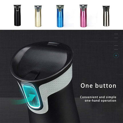 550ml Stainless Steel Thermal Bottle Travel Mug Portable Coffee Cup