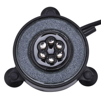 7 Color LED Air Stone Disk Aquarium Bubble Light Fish Tank Lamp
