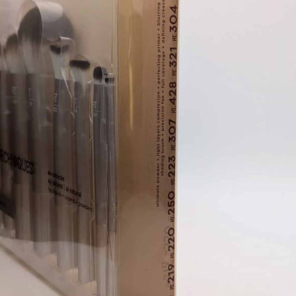 9 Piece Real Techniques Makeup Brush Set Naturale RT4266 Foundation Powder