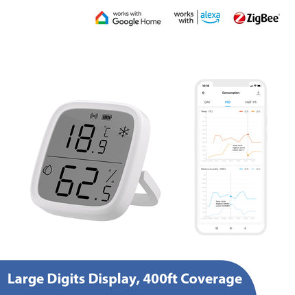 SONOFF SNZB-02D Zigbee Smart Temp Humidity Sensor w/ LCD Display