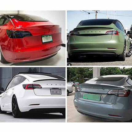 3D Trunk Letters Emblem Adhesive Badge for Tesla Model 3 Y X S
