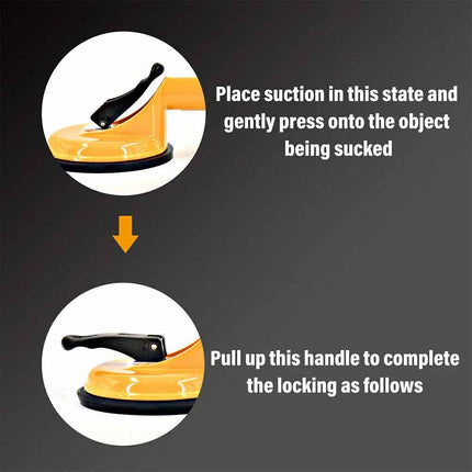 110kg Dual Suction Cup Aluminium Glass Lifter Heavy Duty Dent Puller