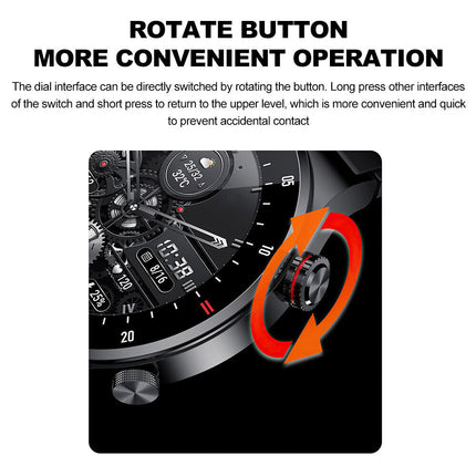 Smart Watch for Men with Bluetooth Call, Full Touch Screen Sports