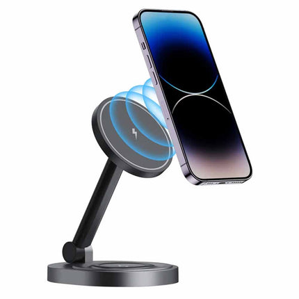 Magnetic Wireless Charger Stand for iPhone 15/14/13/12 Pro Max MagSafe