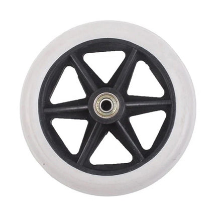 2X 7" Heavy Duty Wheelchair Front Wheels Smooth Caster Solid Replacement