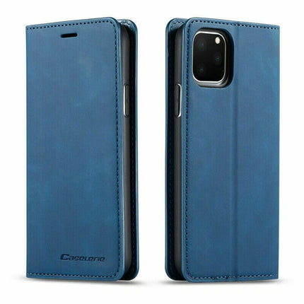 Magnetic Leather Flip Wallet Case Cover for iPhone 17 with Card Slot