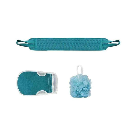 Exfoliating Body Scrubber – Back Scrubber, Bath Glove & Shower Set