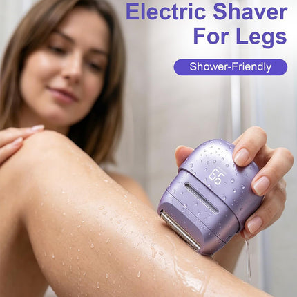 Waterproof Electric Razor for Women, Sensitive Skin Lady Shaver