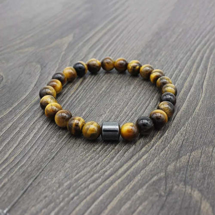 Magnetic Anti Smoke Bracelet 8MM Triple Protection Cessation Therapy Gift