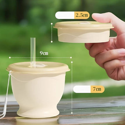 Portable Collapsible Silicone Cup for Travel, Outdoor Camping and Rinse