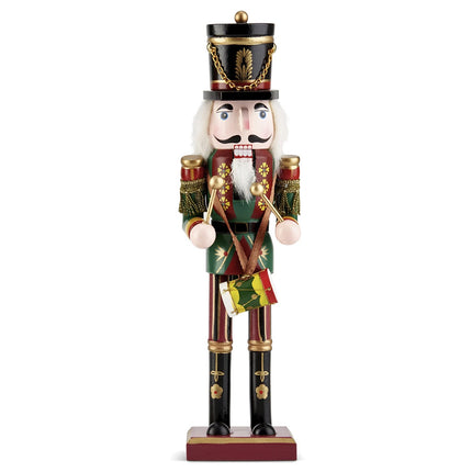 Wooden Nutcracker Figurine Traditional Xmas Festive Home Decor