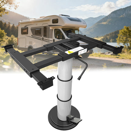 Adjustable Table Leg for Boat RV – Height Lift & 360° Swivel Pedestal Caravan