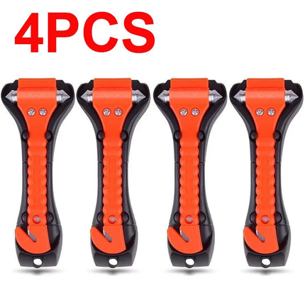 4X Emergency Car Safety Hammer Seatbelt Cutter Window Glass Breaker