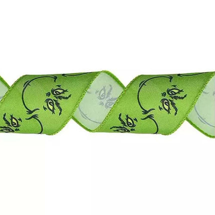 4 Rolls 6 Yards Christmas Green Craft Ribbon Decoration Wrapping Ribbon