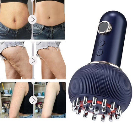 Electric Body Massage Brush Lymphatic Drainage Microcurrent Meridian Machine