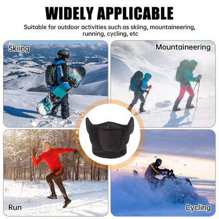 Winter Windproof Half Face Mask Ear Warmer for Skiing Motorcycle Riding