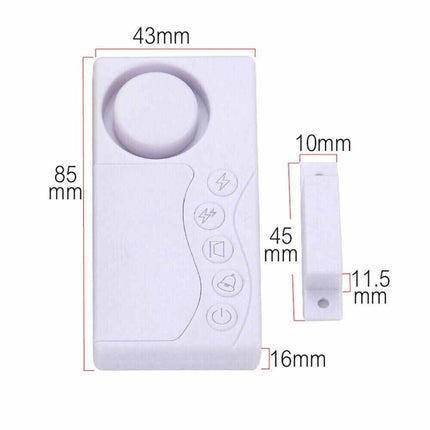 Wireless Refrigerator Door Alarm Delay Sensor Home Security Fridge Alert