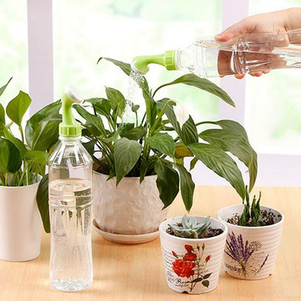 2X DIY Bottle Top Watering Sprinkler Plastic Plant Waterer Seedling Irrigation