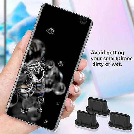 4 Pack USB C Dust Plug Silicone Charging Port Protector Cover Type C Phone