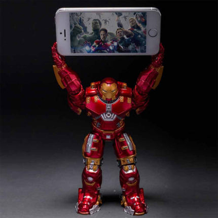 LED Light Up Mech Action Figure Toy for Kids with Glowing Armor