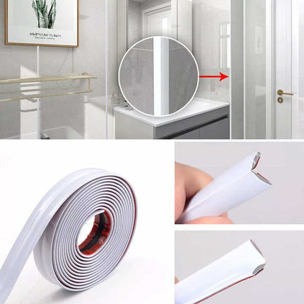 Self Adhesive Wall Edging Strip, Flexible Corner Trim for Living Room Kitchen