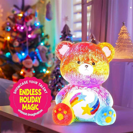 DIY Bear Lamp Painting Kit for Kids, Fun Arts & Crafts Activity Set