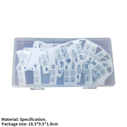 Silicone Reusable Piano Note Stickers for 88-Key Keyboard