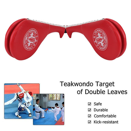 Double Kick Pad for Taekwondo & Kickboxing Punch Training