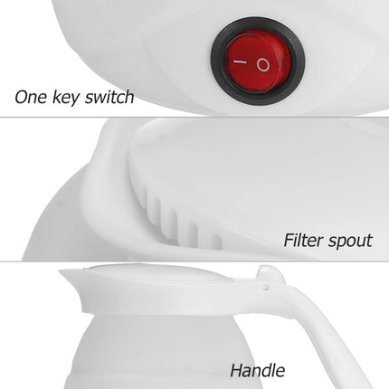 Foldable Electric Kettle 220V Silicone Portable Water Boiler with AU Plug