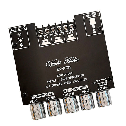 Mini Bluetooth 5.0 Digital Amplifier HiFi 2.1 Channel Audio Stereo Equalizer