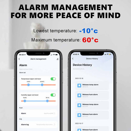Smart Temperature Humidity Sensor Tuya WiFi Zigbee Thermometer Hygrometer