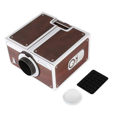 Portable DIY Mobile Phone Projector Amplifier for Home Cinema