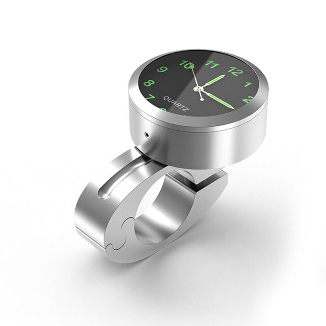 Waterproof Glow-in-the-Dark Motorcycle Bike Clock Handlebar Mount