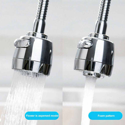360 Degree Kitchen Faucet Sprayer Extender Aerator Sink Tap Head Water Saver