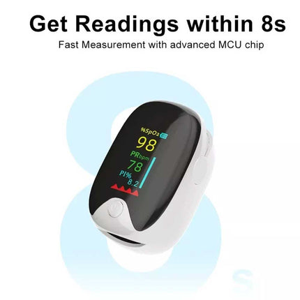 Professional Finger Pulse Oximeter for Blood Oxygen & Heart Rate