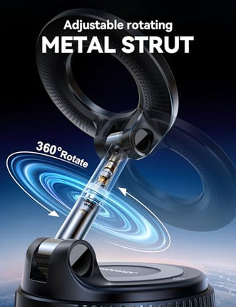 JOYROOM 360° Magnetic Car Mount, MagSafe Suction Cup Holder for iPhone Android