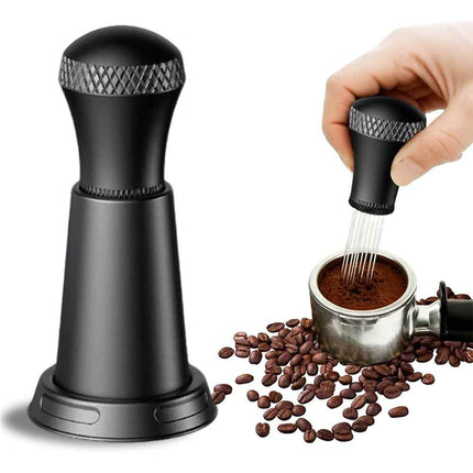 Coffee Tamper & Distributor WDT Tool with Espresso Distribution Needle