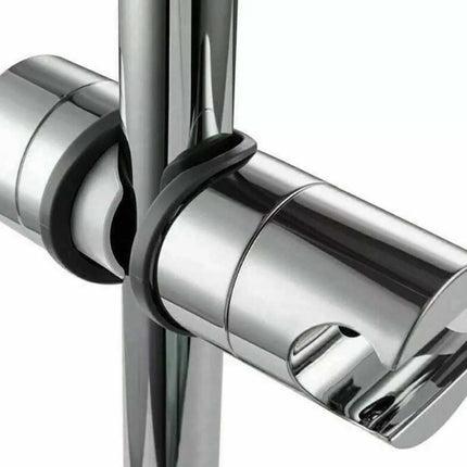 Adjustable Shower Riser Rail Holder with Hose Slider Clamp Bracket