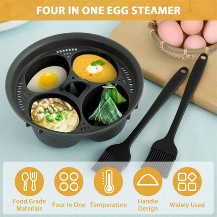 4 Egg Poacher Insert Non Stick for Thermomix TM5 TM6 Egg Poacher Accessory
