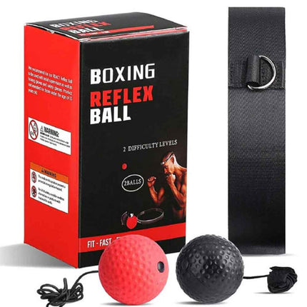 Reflex Ball 2-Pack on String – Enhance Hand-Eye Coordination & Reaction