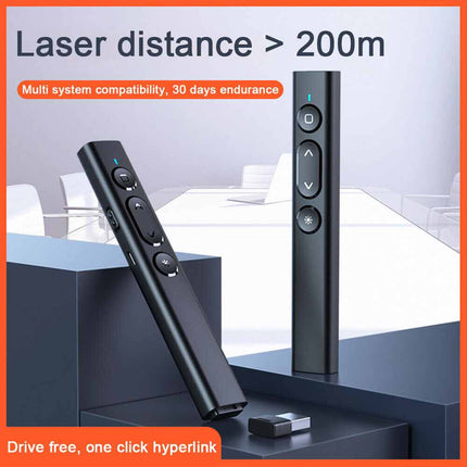 Wireless Presenter Remote Laser Pointer Power Point Clicker PC MAC Laptop