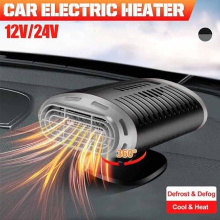 Portable 12V DC Electric Car Heater Defogger Defroster Demister Fan