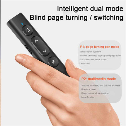 Wireless Presenter Remote Laser Pointer Power Point Clicker PC MAC Laptop