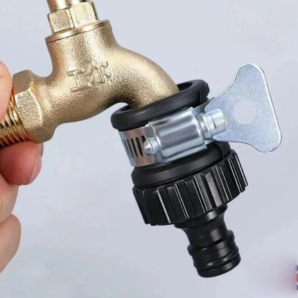 2X Universal Tap Connector to Garden Hose for Kitchen Bath Mixer