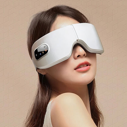 Eye Massager with Heat & Bluetooth Music – Reduce Strain, Relax