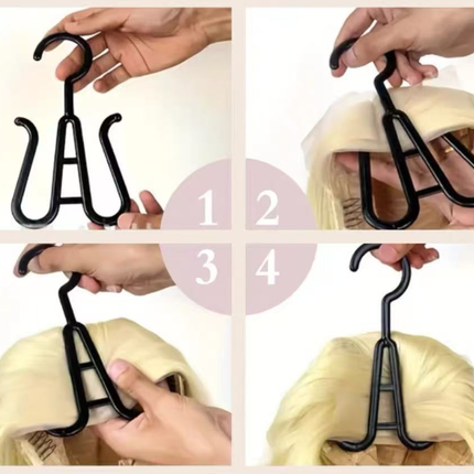 Hair Extension Storage Bag with Hanger, Dust Proof Non-Woven Wig Bag